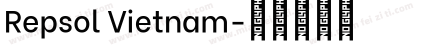 Repsol Vietnam字体转换